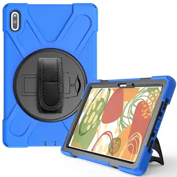 

for Huawei MatePad 10.4 Case, Shockproof 360 Degree Rotating Stand, Hand Shoulder Strap Cover for Huawei MatePad 10.4" 2020