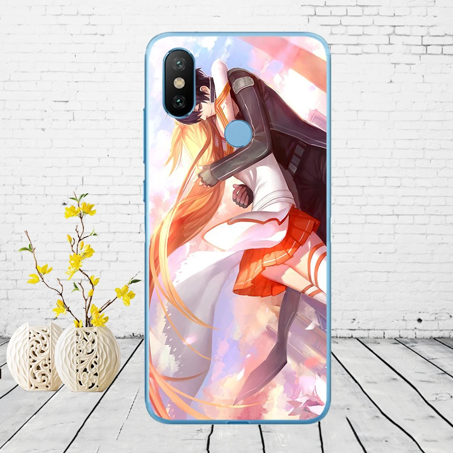 239DD Sword Art Online SAO Аниме Манга Мягкий силиконовый чехол для Xiao mi Red mi 6 6a mi 8 a2 lite note 5 6 pro 7 Case - Цвет: 5