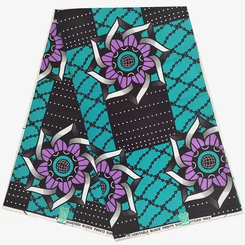 

2019 african fabric wax print fabric ankara style wax fabric guaranteed wax 100% cotton 6yards Ghana prints A