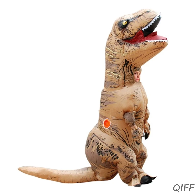 Надувной костюм динозавра для костюмированной вечеринки для детей и взрослых; костюм для Хэллоуина