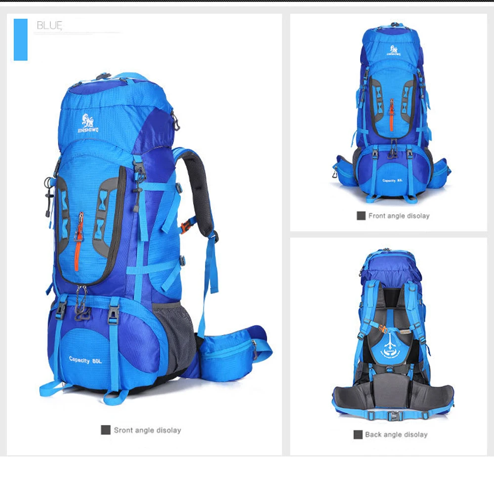 80L рюкзак для кемпинга нейлон Superlight Пеший Туризм путешествие посылка спортивный рюкзак сумка на плечо, рюкзак