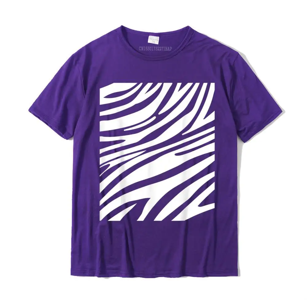 Summer Pure Cotton Men Short Sleeve Tops Tees Party ostern Day Tshirts Group Tops T Shirt On Sale Crewneck Top Quality Funny Zebra Print Halloween Striped Animal Easy DIY Costume T-Shirt__MZ22640 purple