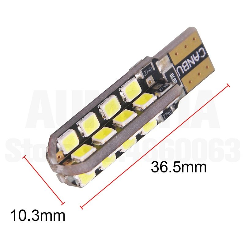 100x автомобилей CANBUS T10 194 168 W5W 32 светодиодный 2835 SMD автоматического включения боковой номерной знак светильник лампа габаритного огня AC/DC 12V