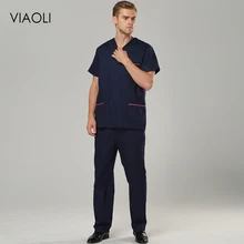 Best Price women and men Surgery colthing Suit V-Neck Short New Summer scrubs medical uniforms Sleeve Dental Hospital doctors Work clothes Best Price women and men Surgery colthing Suit V-Neck Short New Summer scrubs medical uniforms Sleeve Dental Hospital doctors Work clothes