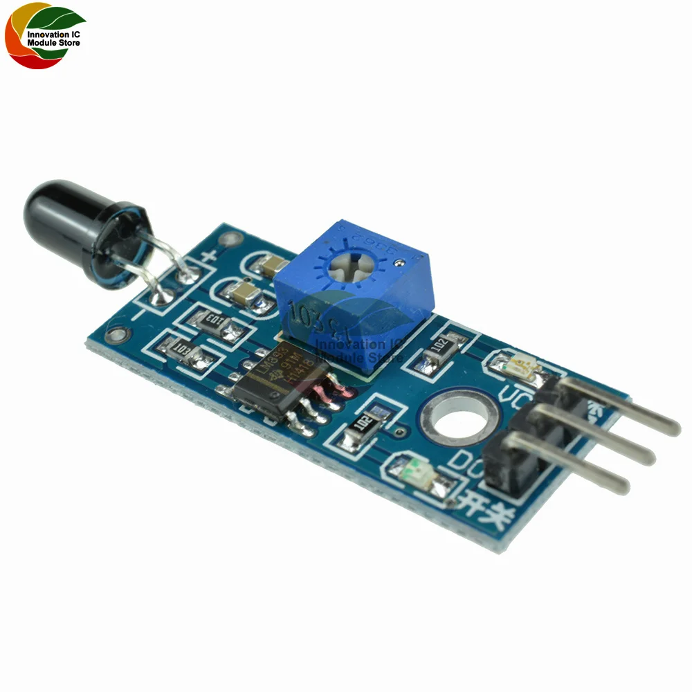 Датчик обнаружения пламени инфракрасный приемник модуль управления 760nm-1100nm 3 3-5 В