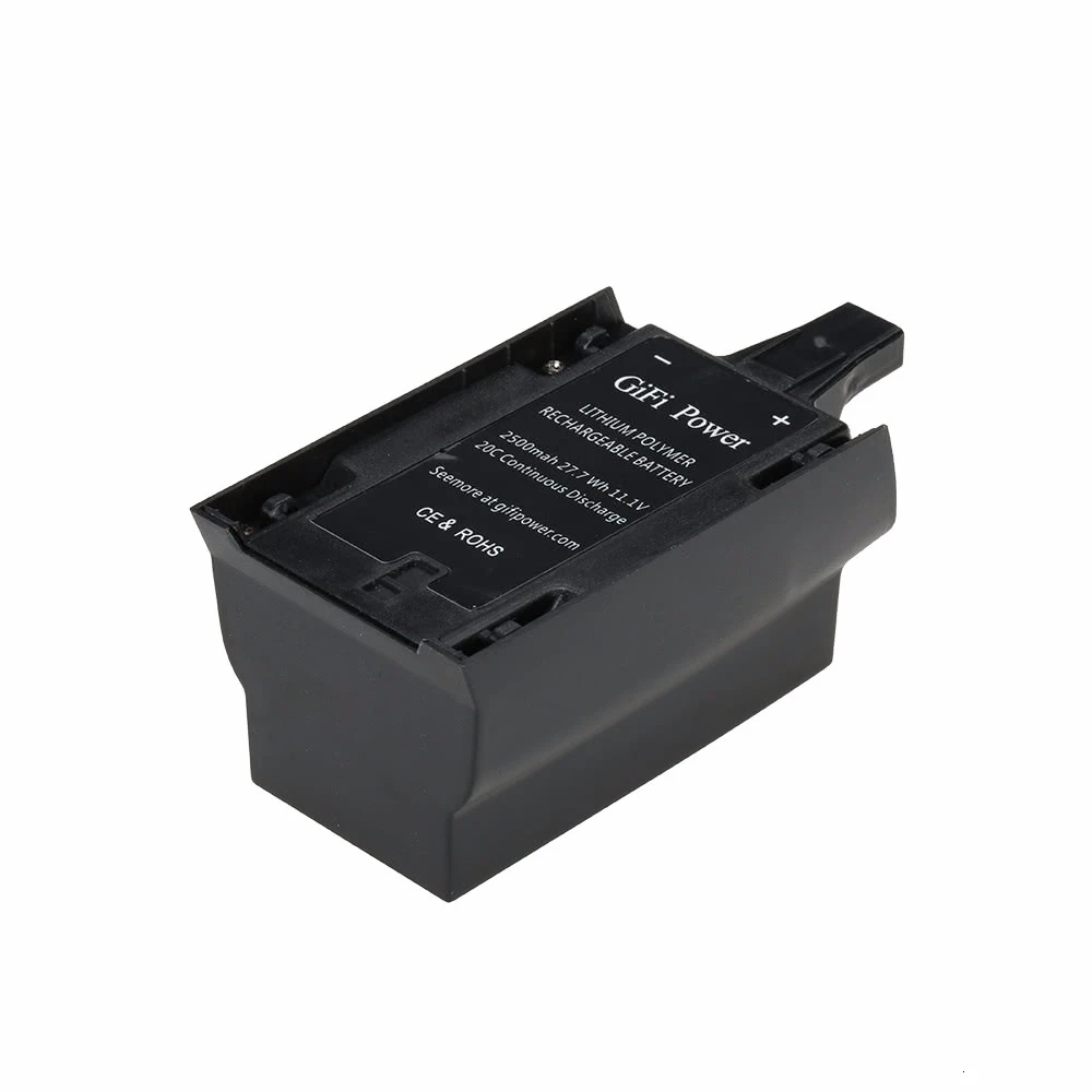 Batterie drone Parrot Bebop 2500mAh 11.1V Lipo connectée au drone, prête pour le vol.