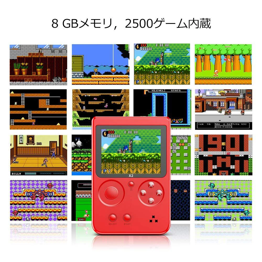 561-X2 ностальгическая портативная игровая консоль Встроенный 2500 NES FC GBA игры 2,8 дюймов ЖК-дисплей детский подарок на день рождения