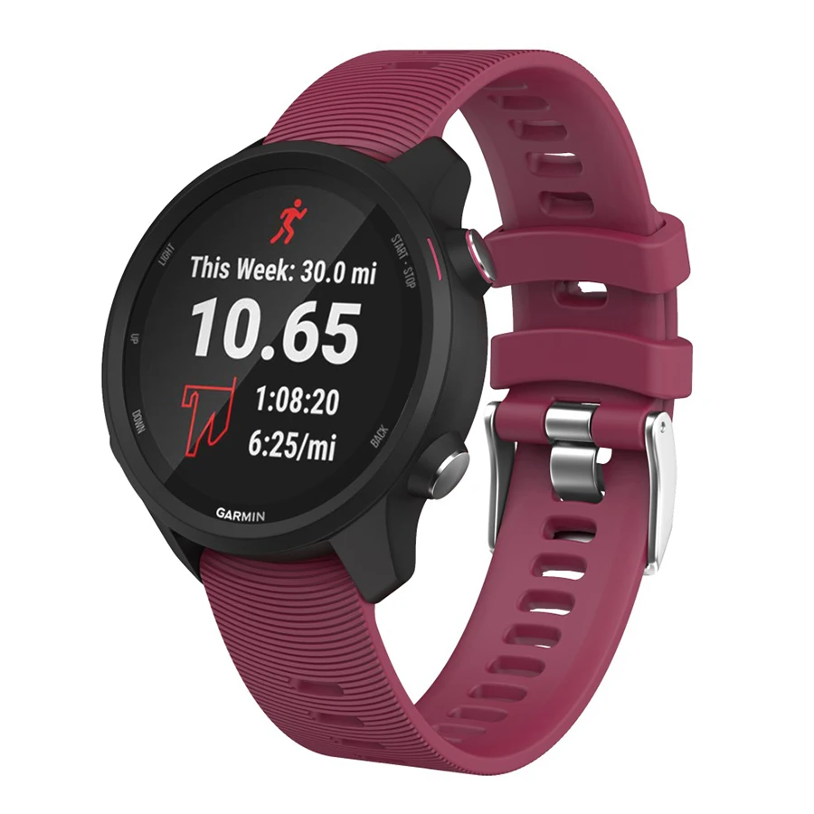 Для Garmin Forerunner 245 245M 645 Vivoactive 3 умный Браслет ремешок для часов цветной браслет 20 мм