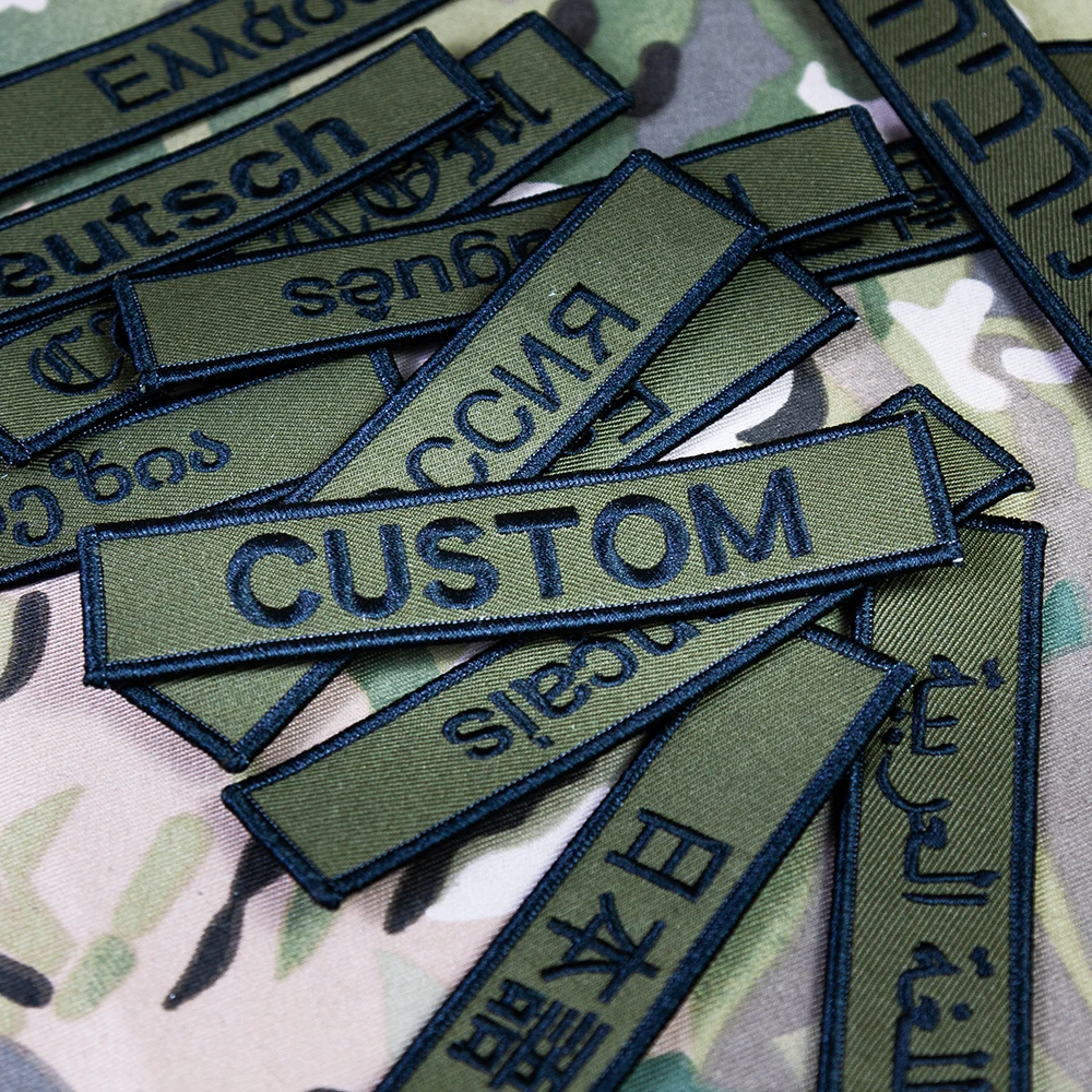 Name Tapes, OD Green Name Tape