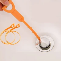 Kitchen Sink Cleaning Pipe Hook Cleaner Sticks Clog Remover Sewer Dredging Spring Pipe Hair Dredging Tool Bathroom Accessories 2