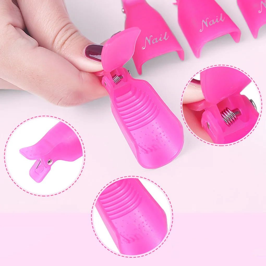 10pcs UV Gel Polish Remover Caps