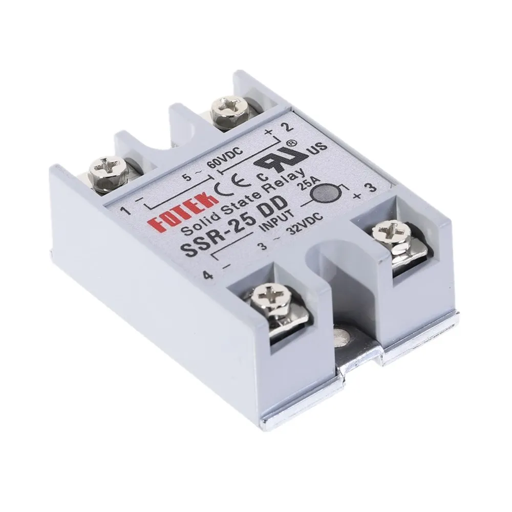 DC-DC Однофазное твердотельное реле SSR-25DD DC SSR Module 25A DD входное напряжение 3-32V TO 5-60V