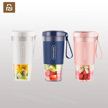 

Youpin Juice Cup Fruit Juicer Bottle Portable DIY Juicing Extracter Cup Mini Rechargeable Vegetables Orange juice