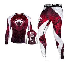 Футболка, спортивная одежда, мужской костюм, MMA, плавки, сублимированный принт, bjj, боксерский Рашгард, jiu jitsu, gi, Рашгард, дышащая, muay