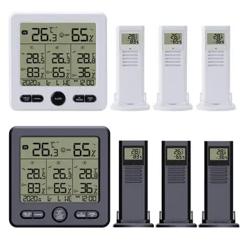 

433MHz Digital Temperature Thermometer Wireless Weather Station Humidity Meter Hygrometer with Max Min Alarm ℃ / ℉