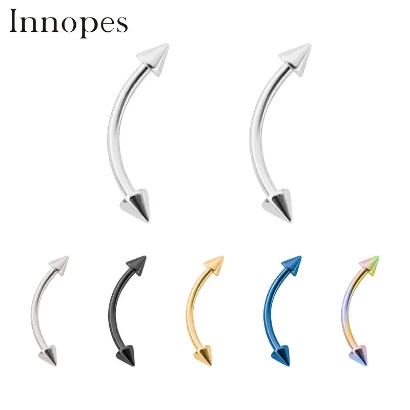 

Innopes stainless steel Belly Button Piercing Ear Stud Captive Nose Hoop Ring Lip Eyebrow Tragus Cartilage Earring Body Jewelry