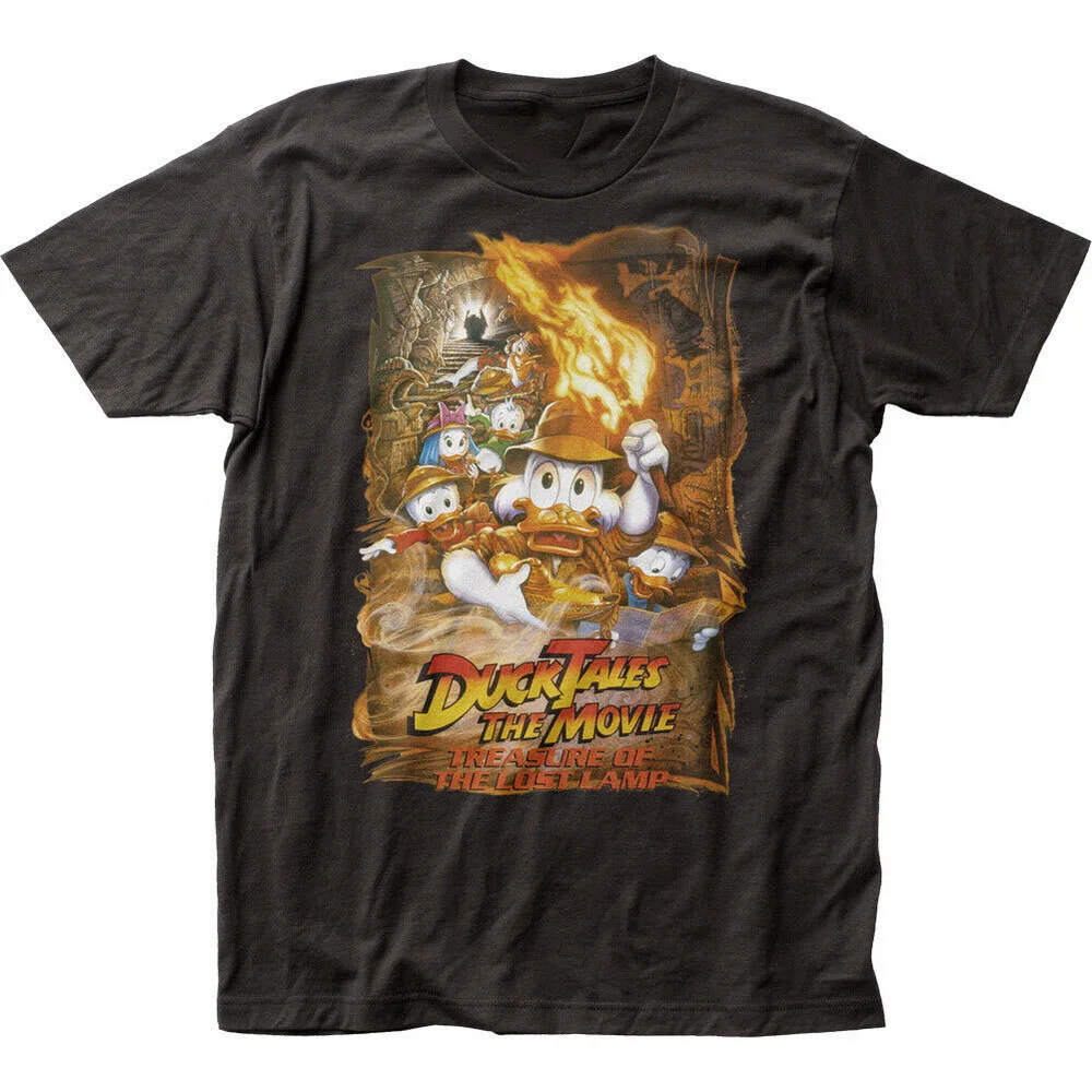 

Duck Tales The Movie Lost Lamp Fitted Jersey Tee Unisex Cotton Tee Shirt Summer Style Casual Wear