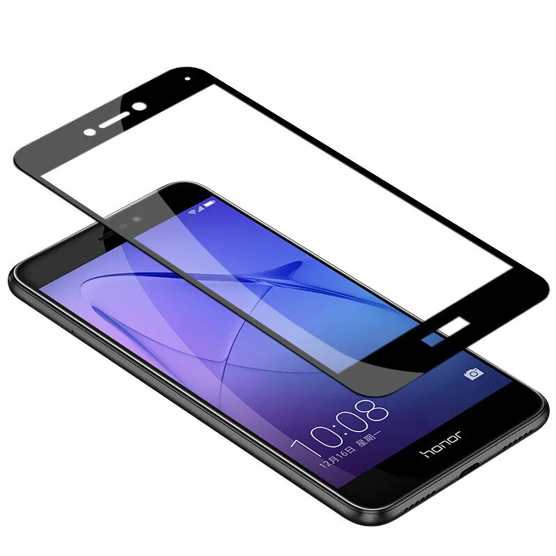 

9H Full Tempered Glass For Huawei P8 9 Lite 2017 Screen Protector Glass Film For Honor 8 Lite 6X 7X 8X 9 9Lite 10 10 Lite V9 V10