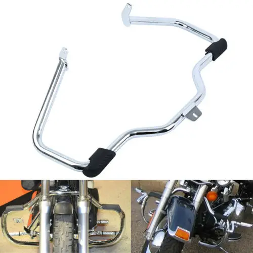 

Motorcycle Front Engine Guard Highway Crash Bar Chrome For Harley Dyna Street Glide Fat Bob Low Rider 2006-2017