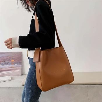 

Women Handbags Soft Leather Women Bag 2Pcs Handbags Set Female Shoulder Bags Large Casual Tote Bags