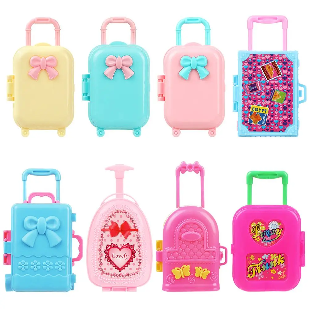 Doll Suitcase Plastic Dollhouse 