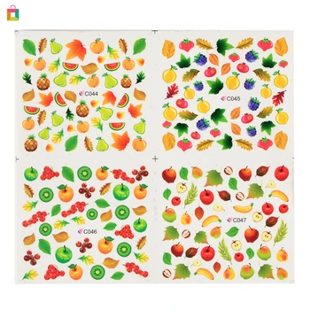

BeautyBigBang DIY Nail Art Decoration Decals Water Transfer Fruits Mixed Nail Stickers