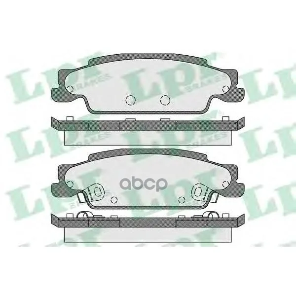 Колодки Тормозные Cadillac Cts 02-11/Sts 05-11 Задние Lpr 05p1705 Lpr арт. 05P1705