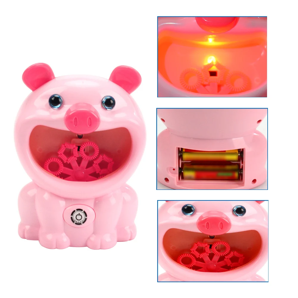 Музыкальные игрушки Bubble Machine Электрический автоматический детский Подарочный светильник для ванны на открытом воздухе детский душ мультфильм животное безопасный производитель