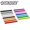 MARUMINE 30PCS 1x16(3H) Building Bricks Cube Classic MOC Base Blocks Part City Particles Compatible with 2465 Construction Toys 1