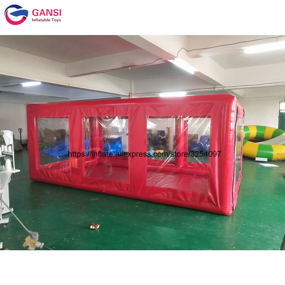 inflatable red car tent04