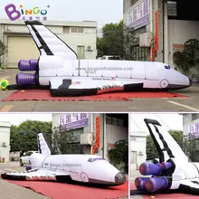 Изысканный ручной работы 6x4,4x2,5 mH надувной самолет модель для украшения события/надувные игрушки самолет