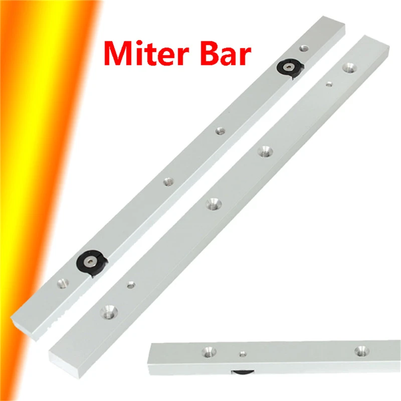 

300mm Miter Slider Table Saw Universal Aluminum Alloy Miter Bar Miter Gauge Rod Woodworking Tool
