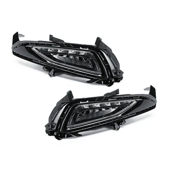 

beler Lower Bumper Daytime Running Light DRL Fog Lamp Cover Switch Kit fit for Hyundai Tucson 2015 2016 2017 2018