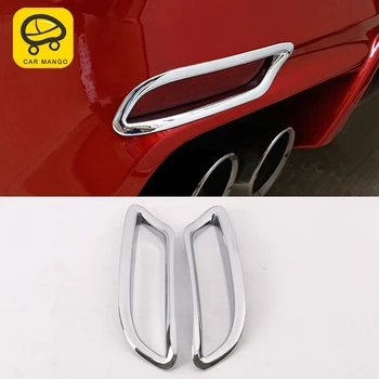 

CAR MANGO for Toyota Camry XV70 2017-2020 Car Styling Rear Fog Light Gloss Chrome Cover Trim Frame Sticker Exterior Accessories