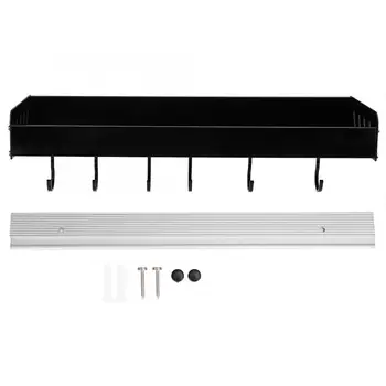 

Multi-Fuction Space Aluminum Wall Mounted Kitchen Storage Rack Shelf Home Knife Spice Holder Organizer Kitchen Gabgets Cupboard