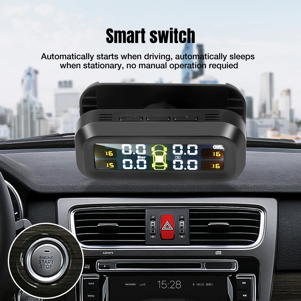 RDKS Reifendruck kontrollsystem TMPS 4 Externe Sensoren Solar Power LCD TPMS02 RDKS Reifendruck kontrollsystem TMPS 4 Externe Sensoren Solar Power LCD TPMS02