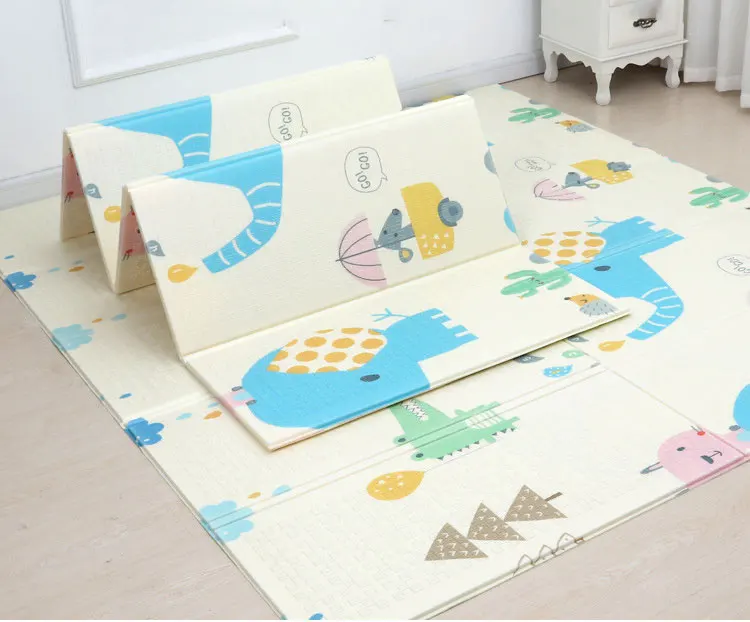 Large Size Foldable Cartoon Baby Play Mat Xpe Puzzle Children's Mat Baby Climbing Pad Kids Rug Baby Games Mats Toys For Children