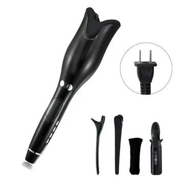 

Automatic Hair Curler Ceramic Infrared Heating Auto Rotating LCD Display Curling Iron Women Multifunctional Styling Tool