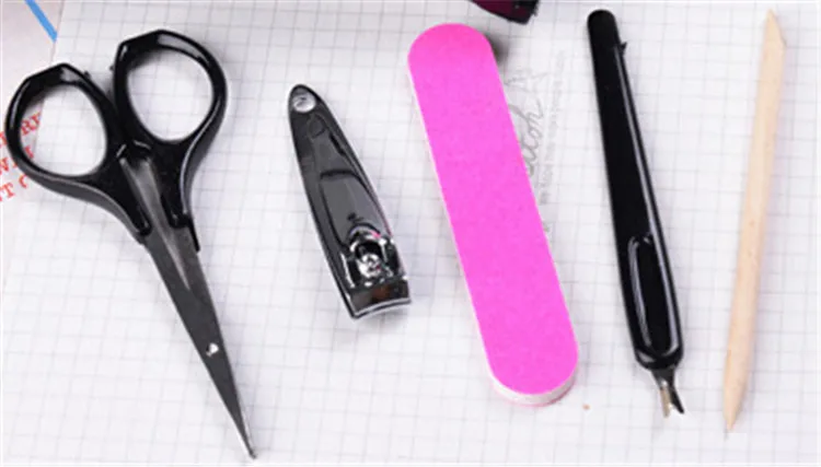 New-Black-Purse-Design-5-in1-Manicure-Set-50-set-lot-Pedicure-Grooming-Kit-Bridal-Shower (4)