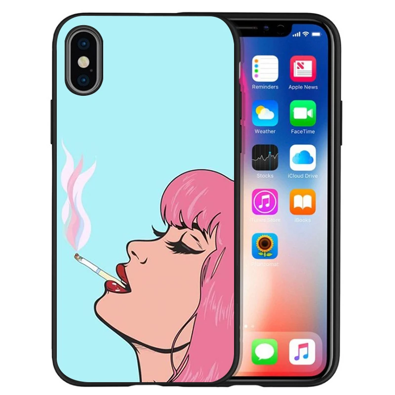 Pop art comic Черный силиконовый чехол для телефона iPhone 12 XR XS Max 5 5S SE 2020 6 6S PLUS 7 8 X 11Pro