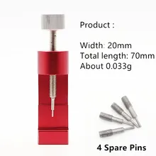 Инструмент для снятия ремешка часов отрегулировать ремонт с 4 запасными контактами Профессиональный инструмент для ремонта часов отрегулировать длину