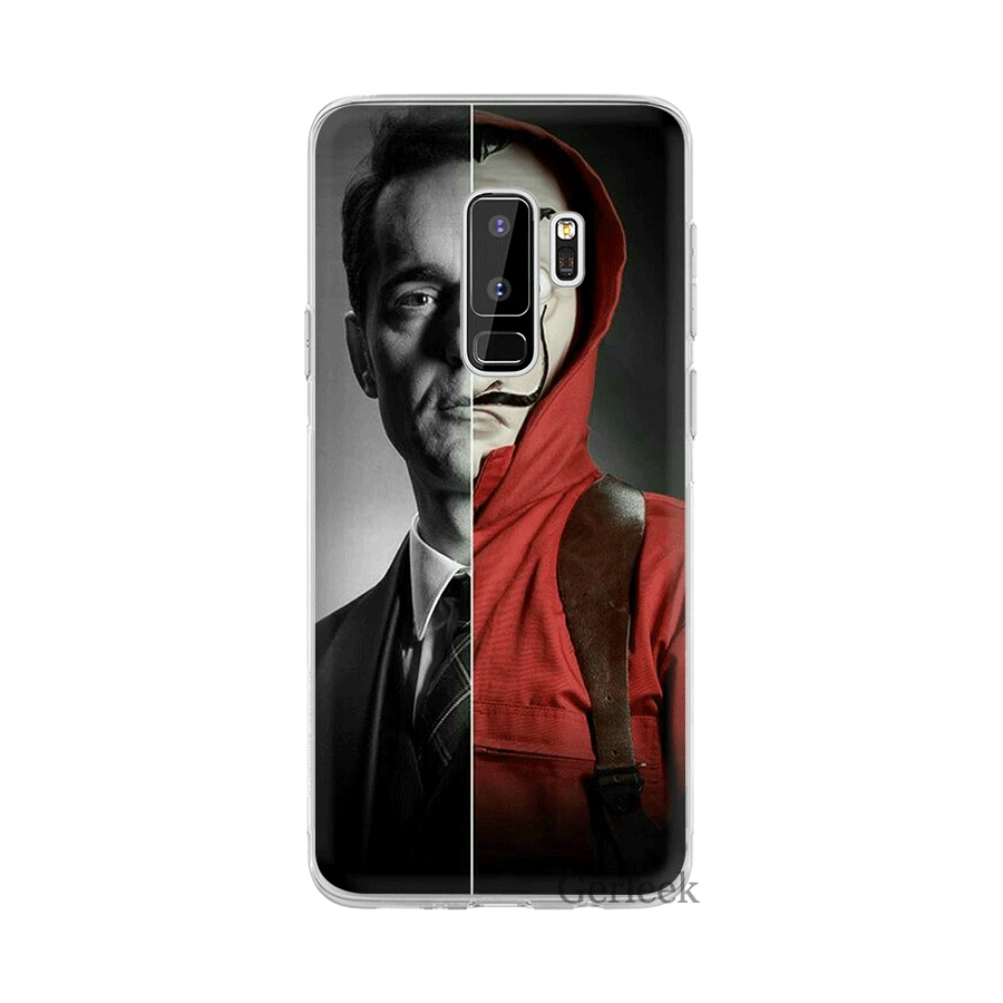 Phone Case TPU For Samsung A5 A6 A7 A8 A9 A10 A20 A30 A40 A50 A60 A70 Cover TV Series Money Heist House Of Paper