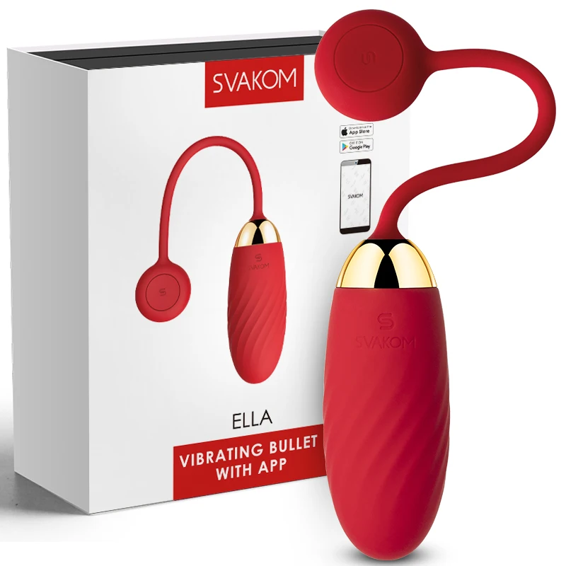 SVAKOM female masturbation sex toy new Ella dual control jumping egg charging waterproof female G-spot clitoral stimulation 6