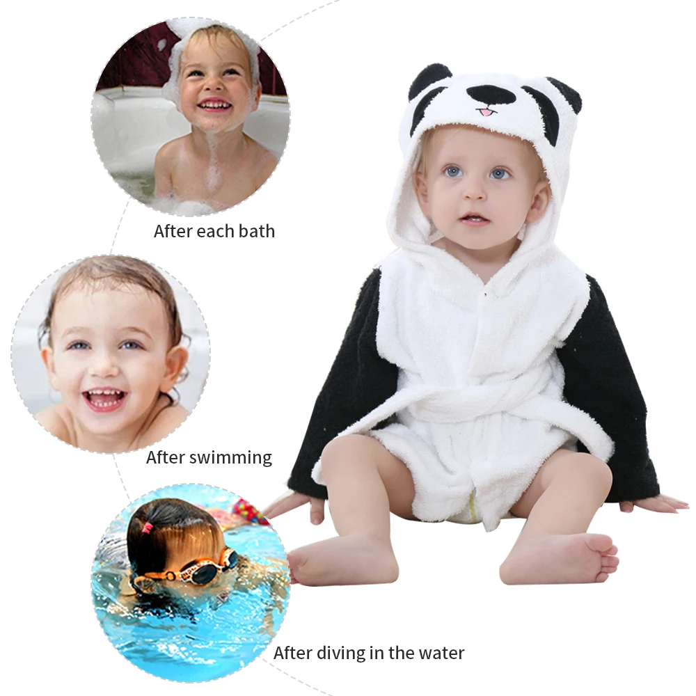 Детское полотенце, халат, плащ, милая форма животных, детское милое хлопковое банное полотенце с капюшоном, одеяло для новорожденных