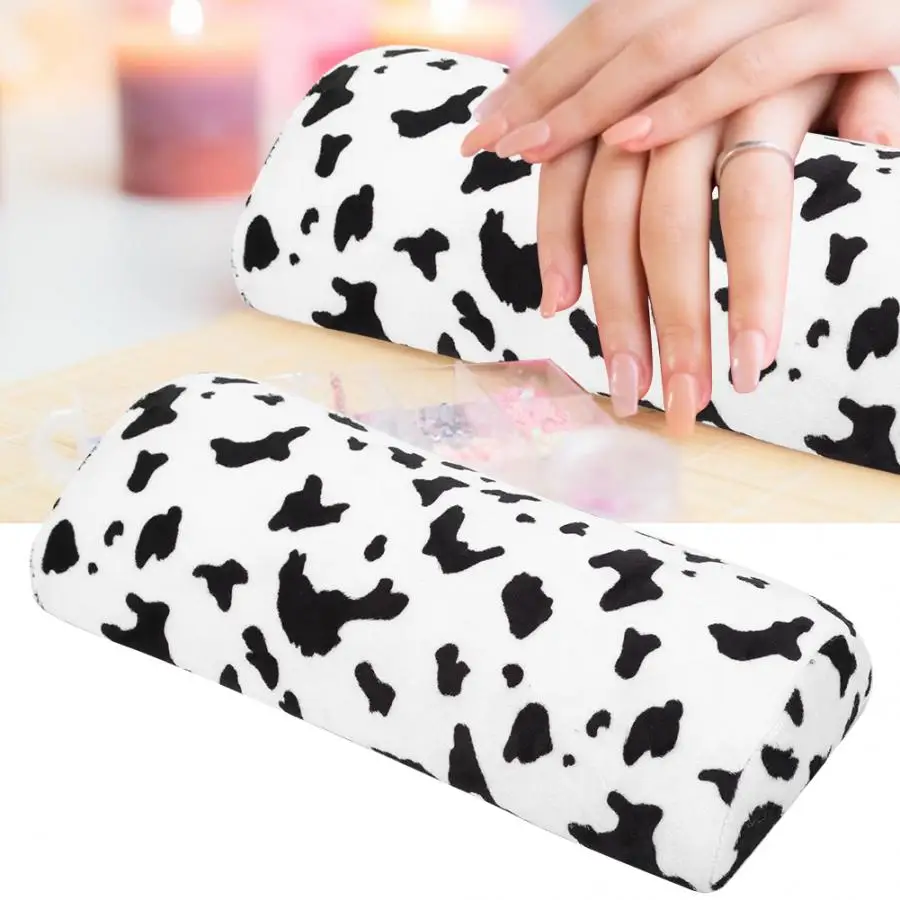 Dairy Cow Stripe Дизайн ногтей мягкая подушка для рук Съемная губка для рук Подушка для рук Маникюрный Инструмент подставки для рук - Цвет: Dairy Cow Stripe