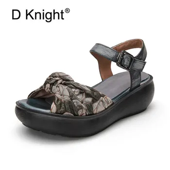 

Women Sandals 2020 Summer Women Beach Sandal Roman Wedge Heel Ladies Sandals Casual Ankle Strap Sandal Female Shoes Cow Leather