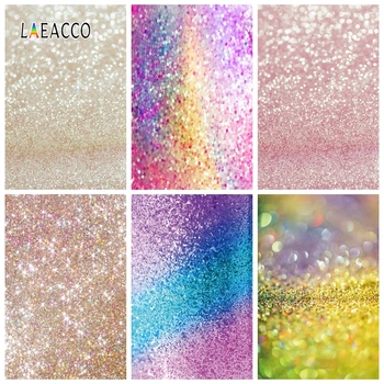 

Laeacco Light Bokeh Glitters Photozone Child Birthday Photocall Baby Portrait Photography Backgrounds Photo Backdrops Photophone