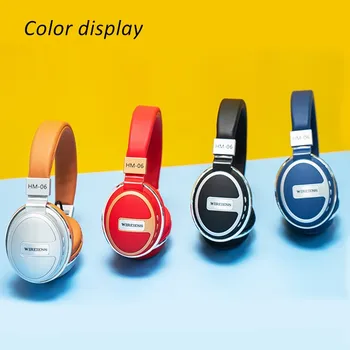 

Aoogoor HM06 Wired and Wireless Headphones Hifi Stereo Bass TF-card 3.5mm Bluetooth 5.0 Wireless Earphone Girls Love Gift