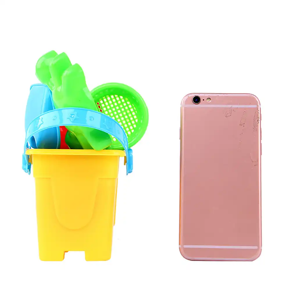 non plastic bucket and spade