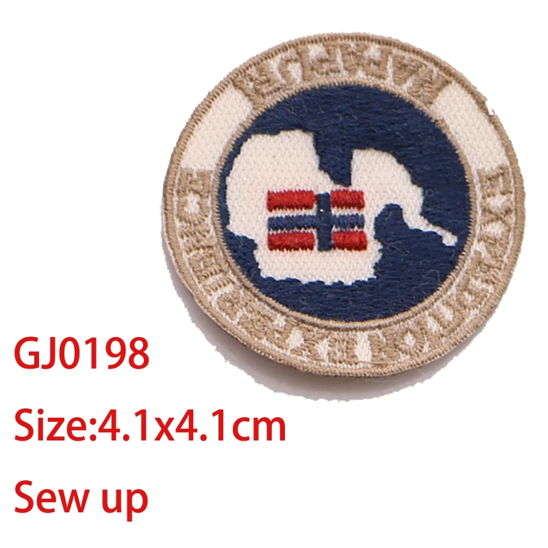 GJ0198 5 шт. мультяшная декоративная медаль, буква М, значок звезды вышитая аппликация патчи для DIY железные значки-наклейки на рюкзак - Цвет: GJ0198